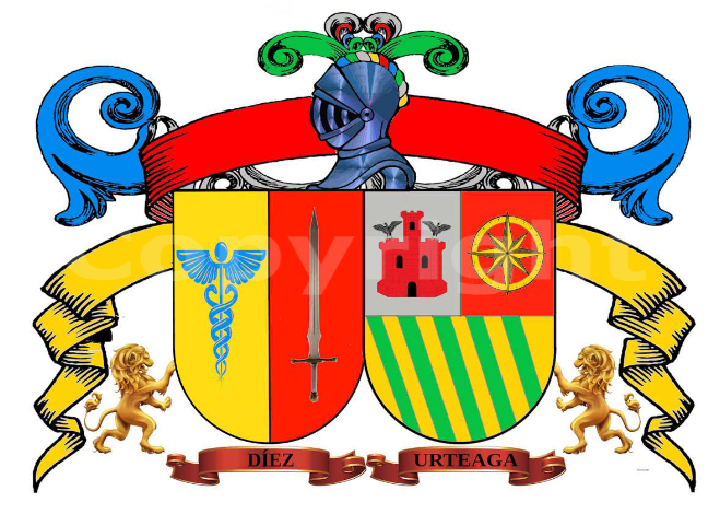 Escudo para conyugal registrado.